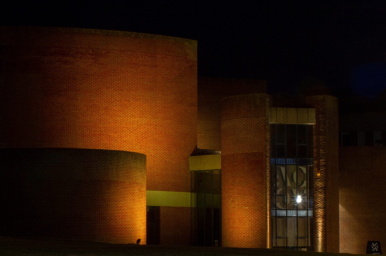 Exterior lighting of the ACCA